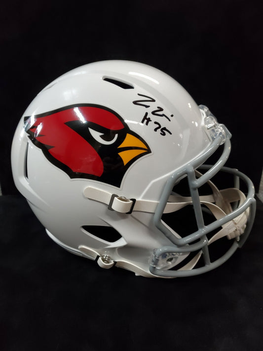 Arizona Cardinals Zaven Collins Autographed Full Size Speed Replica Beckett Holo