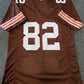 Cleveland Browns Ozzie Newsome Autographed Signed Stat Jersey Beckett Holo