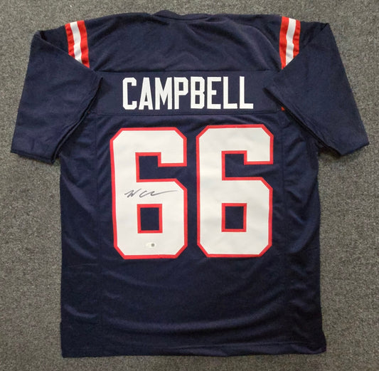 New England Patriots Will Campbell Autographed Signed Jersey Jsa Holo
