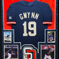 Framed In Suede San Diego Padres Tony Gwynn Autographed Signed Jersey Psa Coa
