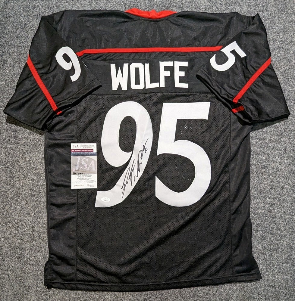 Cincinnati Bearcats Derek Wolfe Autographed Signed Jersey Jsa Coa