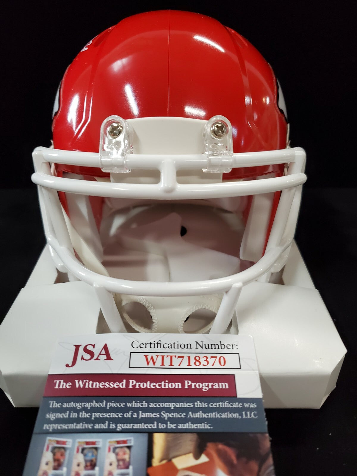 Kansas City Chiefs L'jarius Sneed Autographed Signed Speed Mini Helmet Jsa Coa