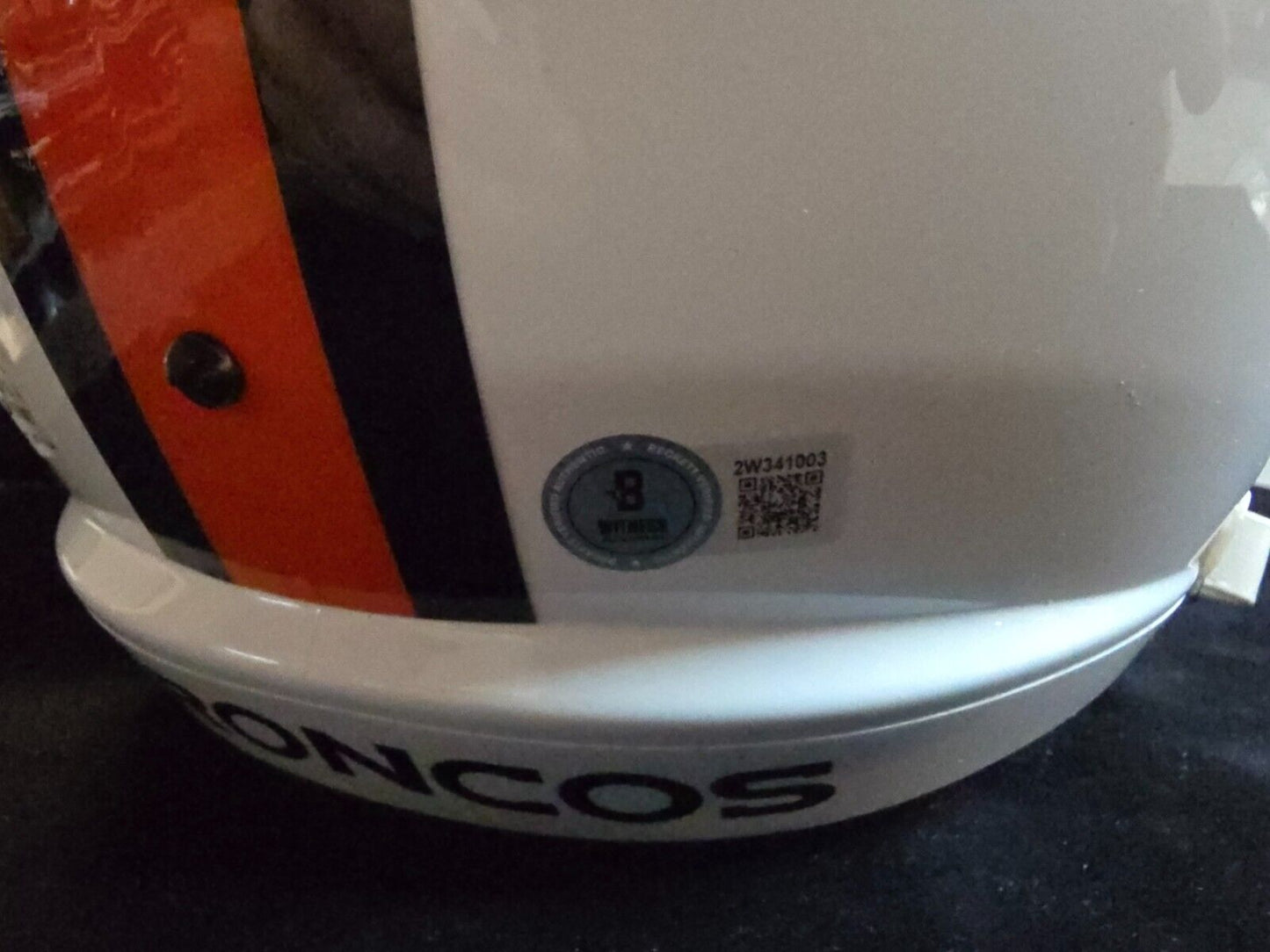 Denver Broncos Pat Surtain Ii Signed Insc Replica Full Size Helmet Beckett