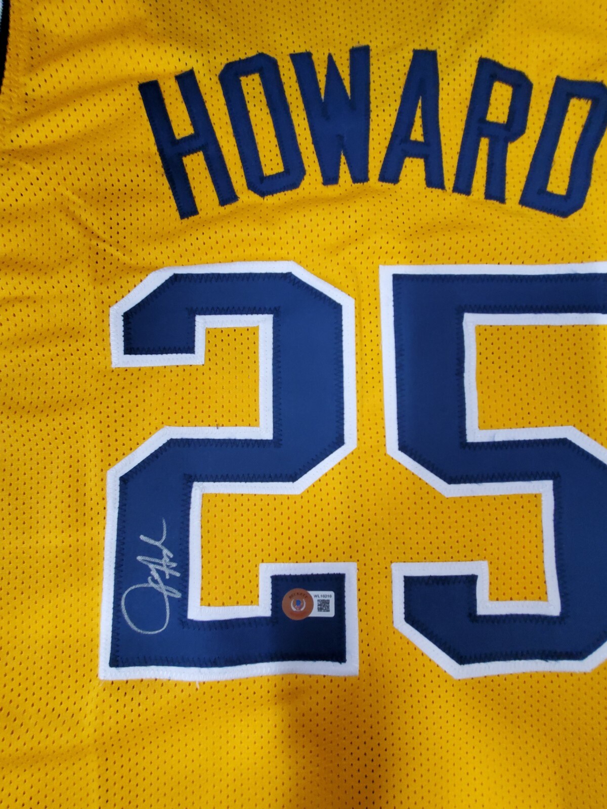 Michigan Wolverines Juwan Howard Autographed Signed Jersey Beckett Holo