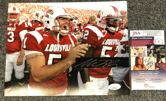 Matt Webb Autographed Signed Louisville Cardinals 8X10 Photo Jsa Coa