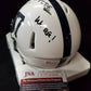 Penn State Nittany Lions Arnold Ebiketie Autographed Signed Mini Helmet Jsa Coa