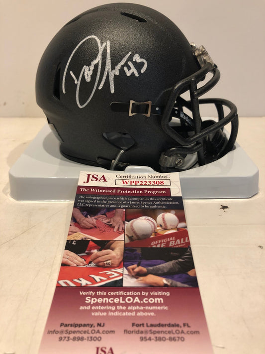 Darron Lee Autographed Signed Ohio State Buckeyes Matte Mini Helmet Jsa Coa