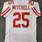 MVP Authentics San Francisco 49Ers Elijah Mitchell Autographed Signed Jersey Beckett Holo 107.10 sports jersey framing , jersey framing