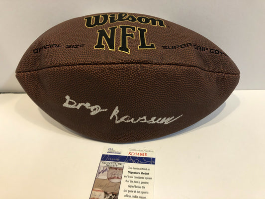 Buffalo Bills Greg Rousseau Autographed Signed Nfl Football Jsa Coa