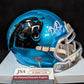 Carolina Panthers Brian Burns Signed  Flash Mini Helmet Jsa Coa