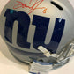 Daniel Jones Signed Ny Giants Full Size Speed Amp Replica Helmet Beckett Coa