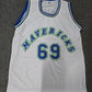 Dallas Mavericks Dennis Rodman Autographed Signed Jersey Jsa Holo