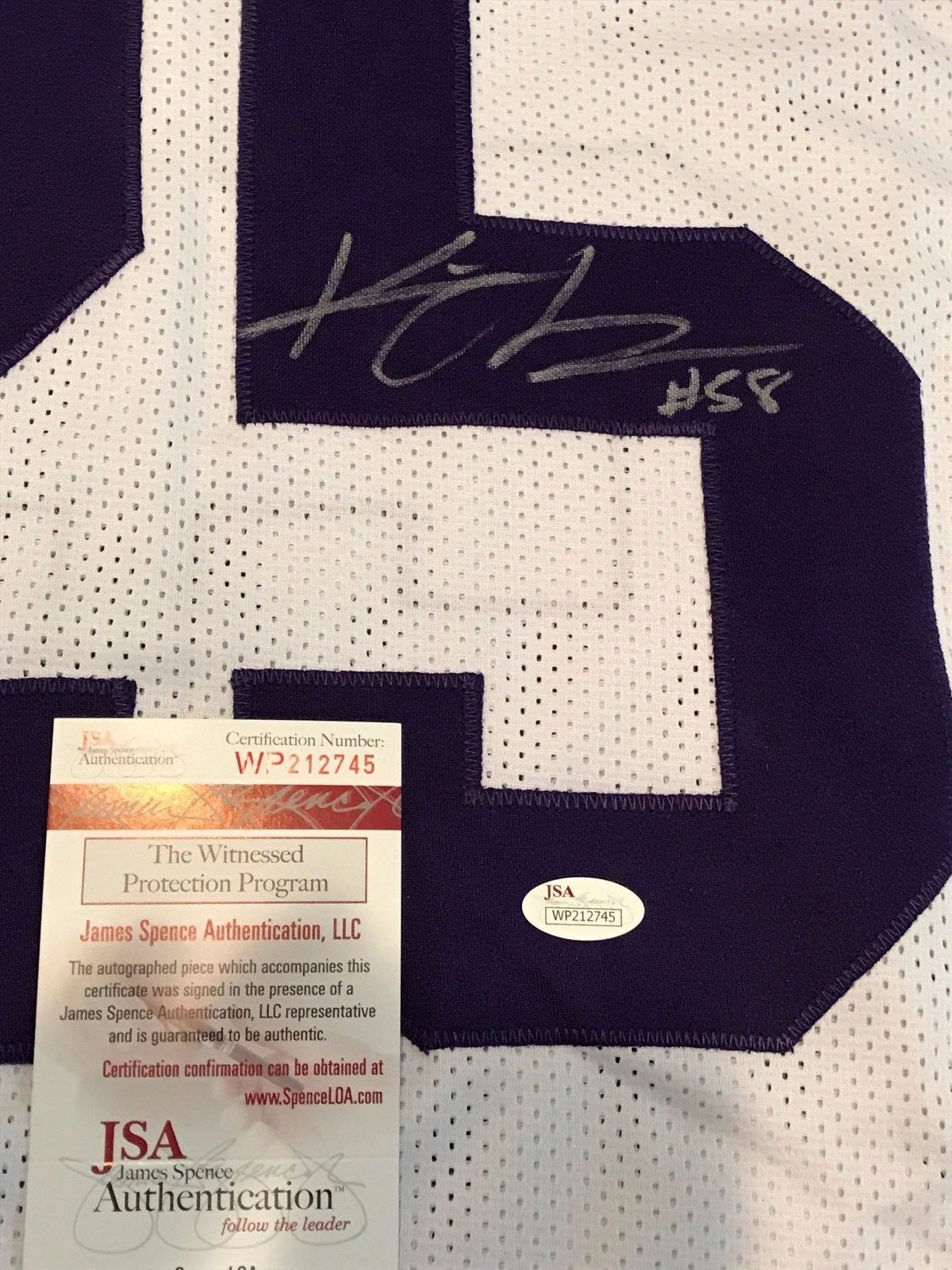 Kwon Alexander Autographed Signed Lsu Tigers Jersey Jsa  Coa
