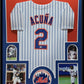 Framed New York Mets Luisangel Acuna Autographed Signed Jersey Jsa Coa