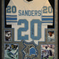 Suede Framed Detroit Lions Barry Sanders Autographed Signed Jersey Tristar Holo