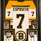 Framed Boston Bruins Phil Esposito Autographed Signed Jersey Jsa Coa