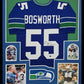 Framed Seattle Seahawks Brian Bosworth Autographed Signed Jersey Beckett Holo