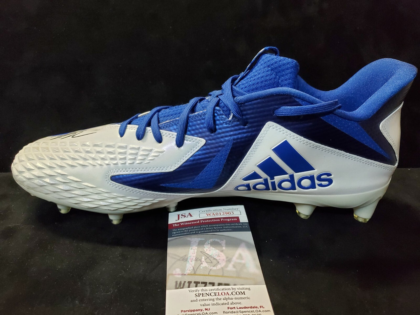 Indianapolis Colts Nyheim Hines Autographed Signed Inscribed Cleat Jsa Coa