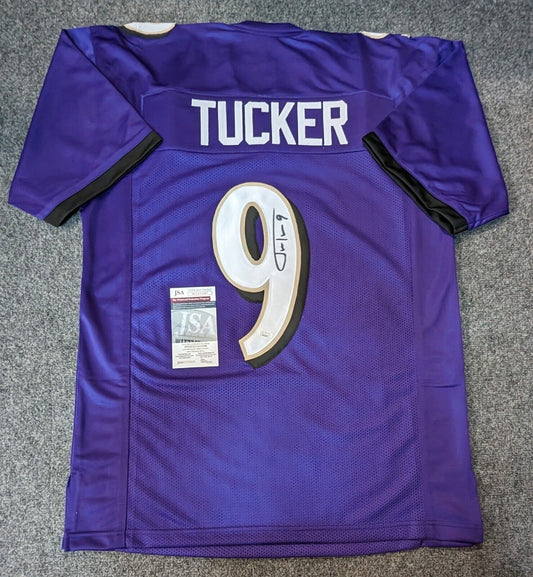 Baltimore Ravens Justin Tucker Autographed Signed Jersey Jsa Coa