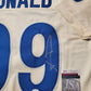 MVP Authentics Los Angeles Rams Aaron Donald Autographed Signed Jersey Jsa Coa 269.10 sports jersey framing , jersey framing