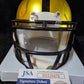 Pittsburgh Steelers Joey Porter Jr Autographed Flash Mini Helmet Jsa Coa