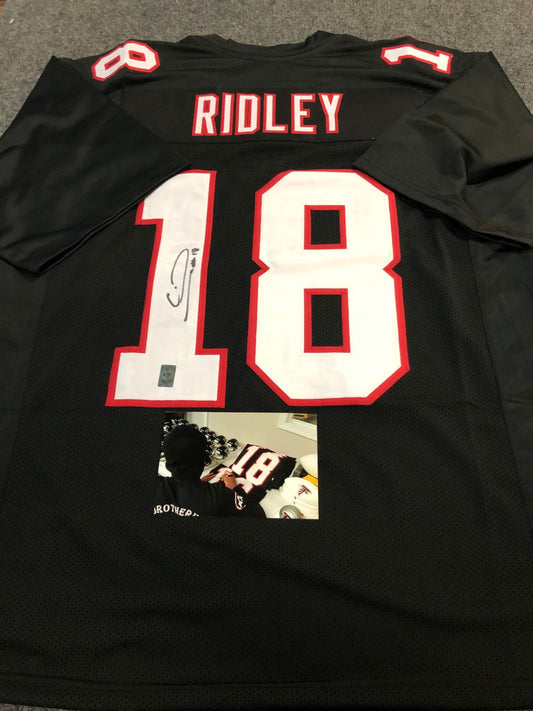 Atlanta Falcons Calvin Ridley Autographed Signed Jersey Gtsm Holo