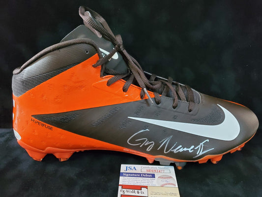 Greg Newsome Ii Autographed Signed Cleat Jsa Coa