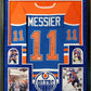Framed Edmonton Oilers Mark Messier Signed Jersey Jsa/Collectible Exch. Dual Coa