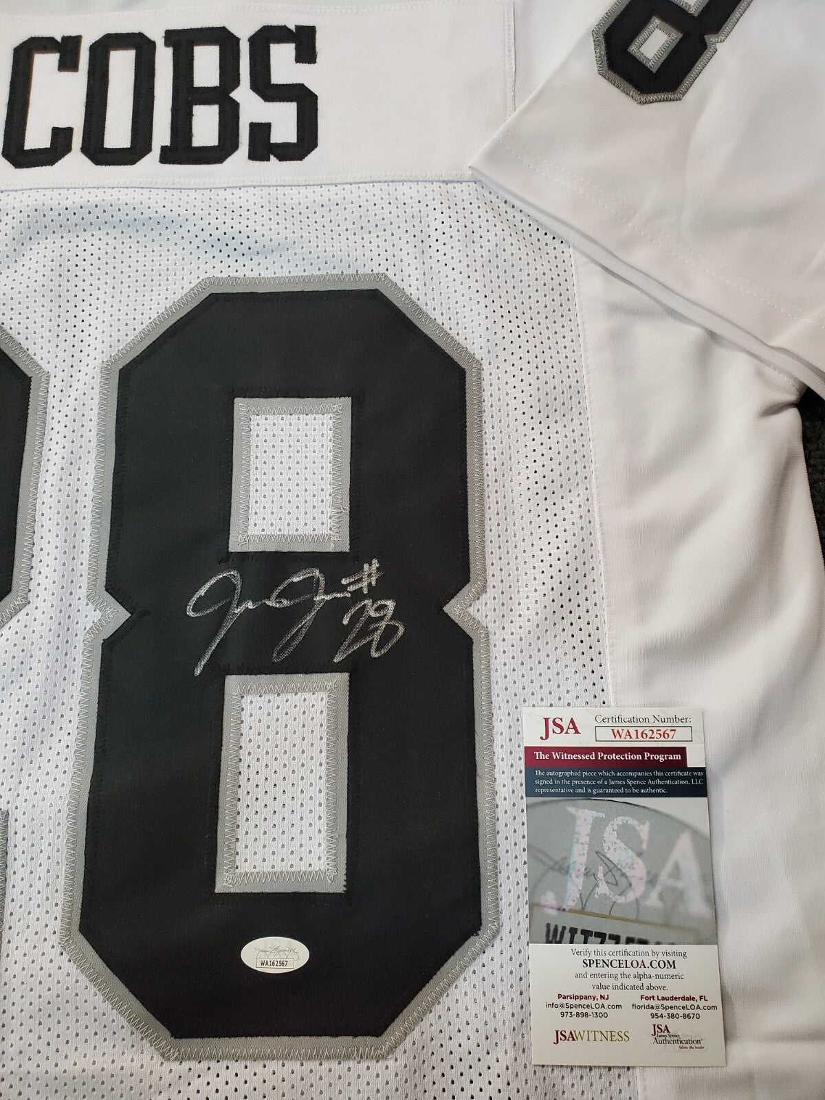 Las Vegas Raiders Josh Jacobs Autographed Signed Jersey Jsa Coa