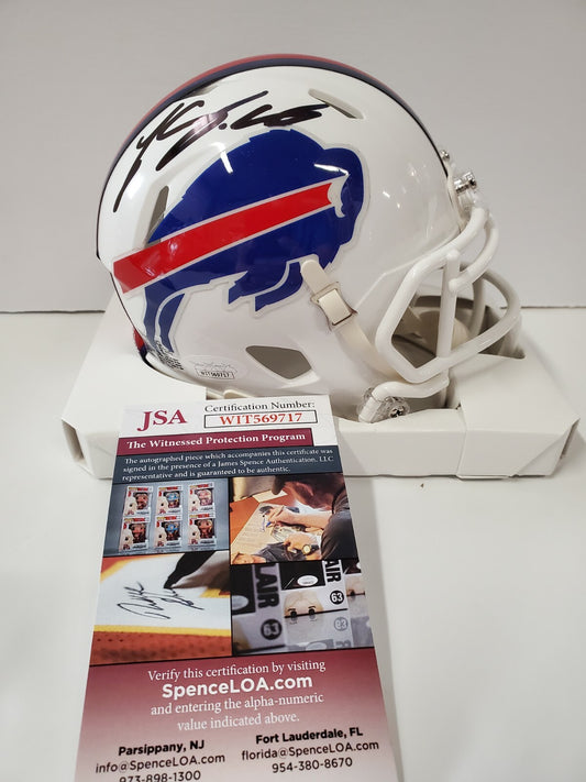 Buffalo Bills Lesean Mccoy Signed Speed Mini Helmet Jsa Coa