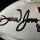 New York Giants Daniel Jones Autographed Signed Logo Football Beckett Holo