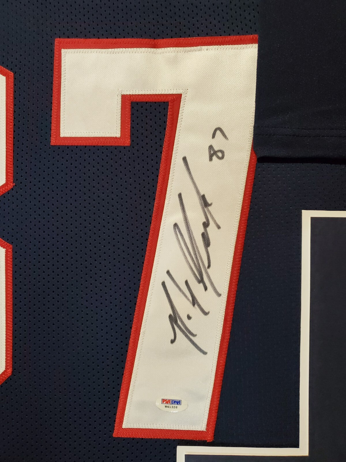 Framed New England Patriots Rob Gronkowski Autographed Signed Jersey Psa/Dna Coa