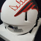 New England Patriots Drew Bledsoe Signed Lunar Eclipse Mini Helmet Beckett Holo