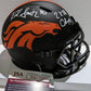 MVP Authentics Denver Broncos Rod Smith Autographed Inscribed Eclipse Mini Helmet Jsa Coa 135 sports jersey framing , jersey framing