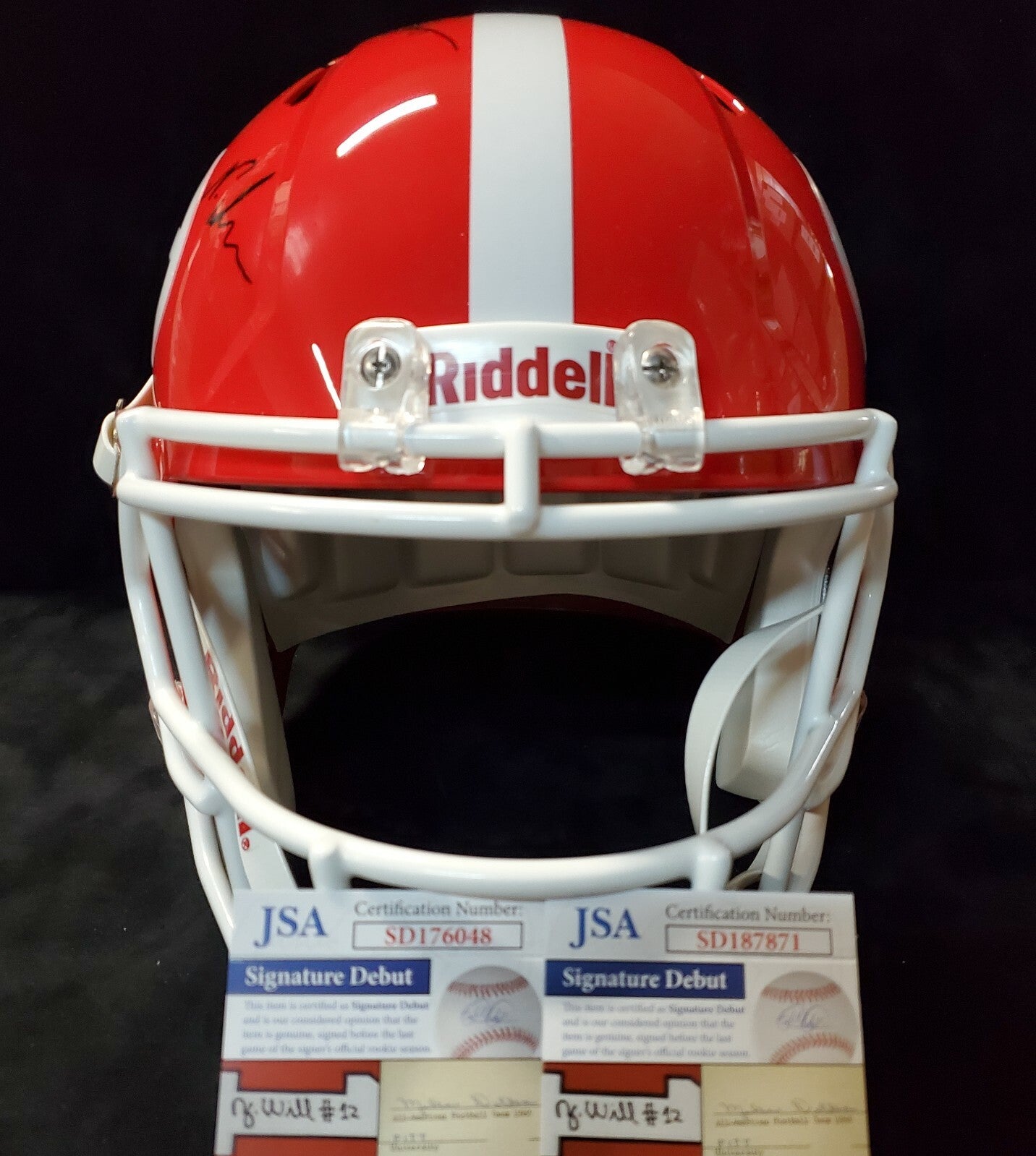 Tyson Campbell, Nakobe Dean, Nolan Smith Jr, Eric Stokes Uga Replica Helmet Jsa