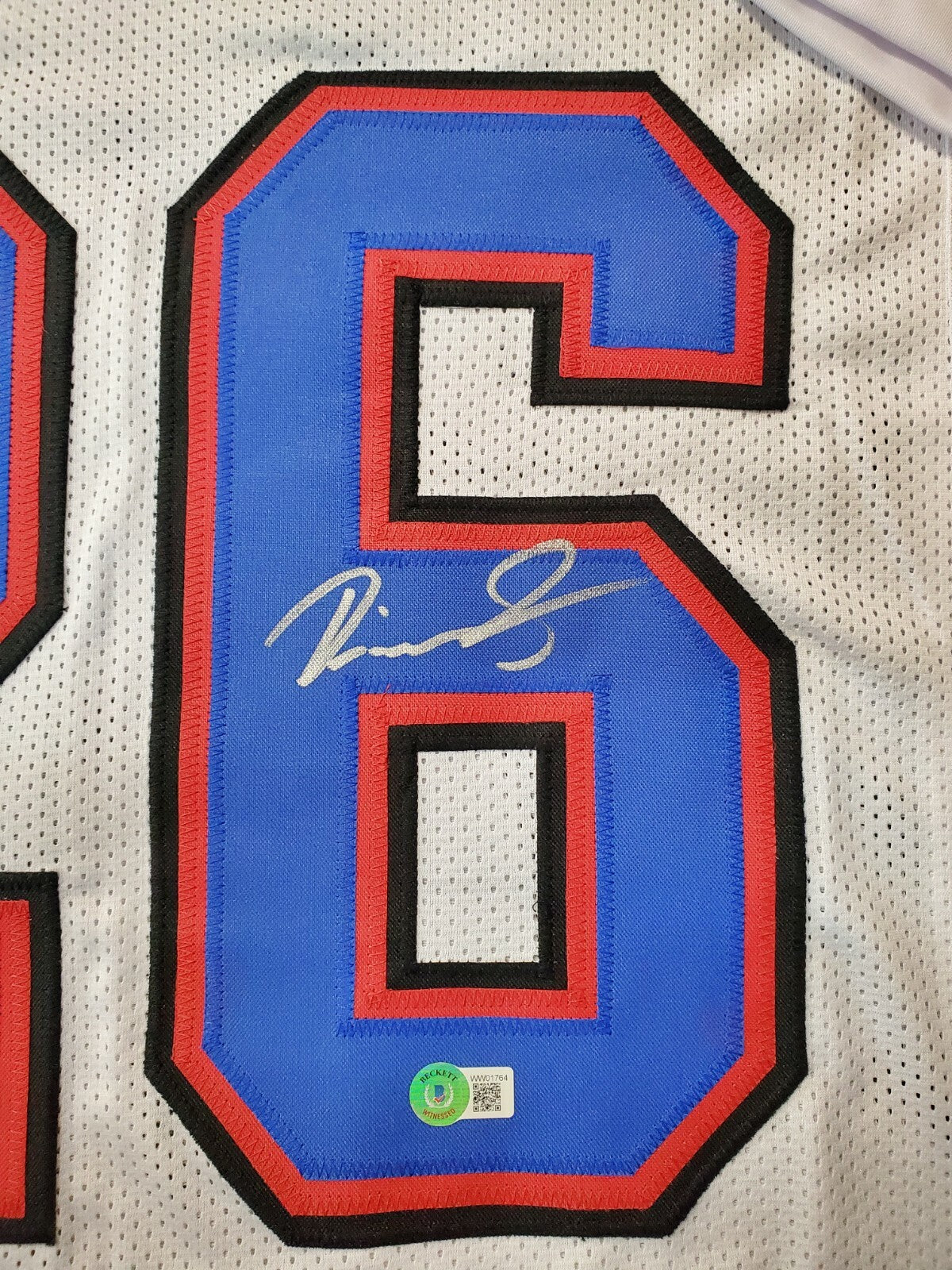 Buffalo Bills Devin Singletary Autographed Signed Jersey Beckett Coa