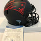 Chase Winovich Signed New England Patriots Eclipse Mini Helmet Beckett Coa