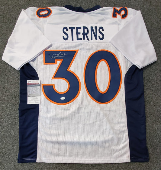 Denver Broncos Caden Sterns Autographed Signed Jersey Jsa  Coa