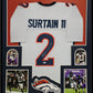 Framed Denver Broncos Pat Surtain Ii Autographed Signed Jersey Jsa Coa