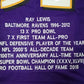 Baltimore Ravens Ray Lewis Autographed Signed Stat Jersey Beckett Holo