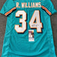 Miami Dolphins Ricky Williams Autographed Signed Jersey Jsa  Coa