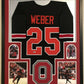 Framed Ohio State Buckeyes Mike Weber Autographed Signed Jersey Tristar Holo