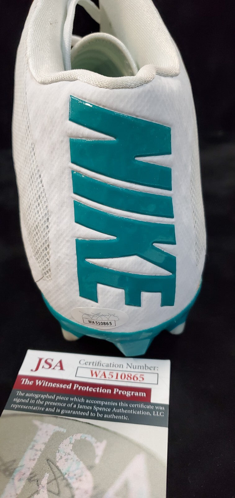 Miami Dolphins Jevon Holland Autographed Signed Cleat Jsa Coa