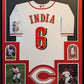 Framed Cincinnati Reds Jonathan India Autographed Signed Jersey Psa Coa