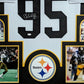 Framed Pittsburgh Steelers Greg Lloyd Autographed Signed Jersey Jsa Coa