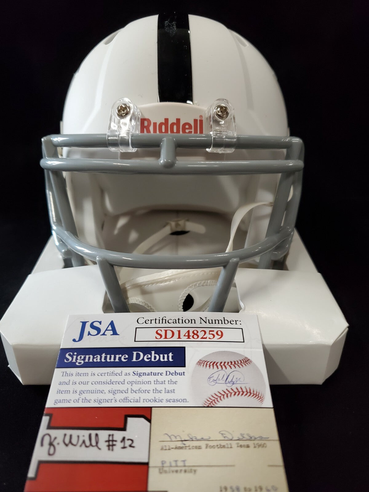 Las Vegas Raiders Malcolm Koonce Autographed Signed Lunar Mini Helmet Jsa Coa