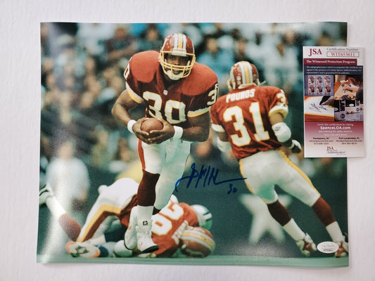 Washington Football Team Brian Mitchell Autographed 11X14 Photo Jsa Coa