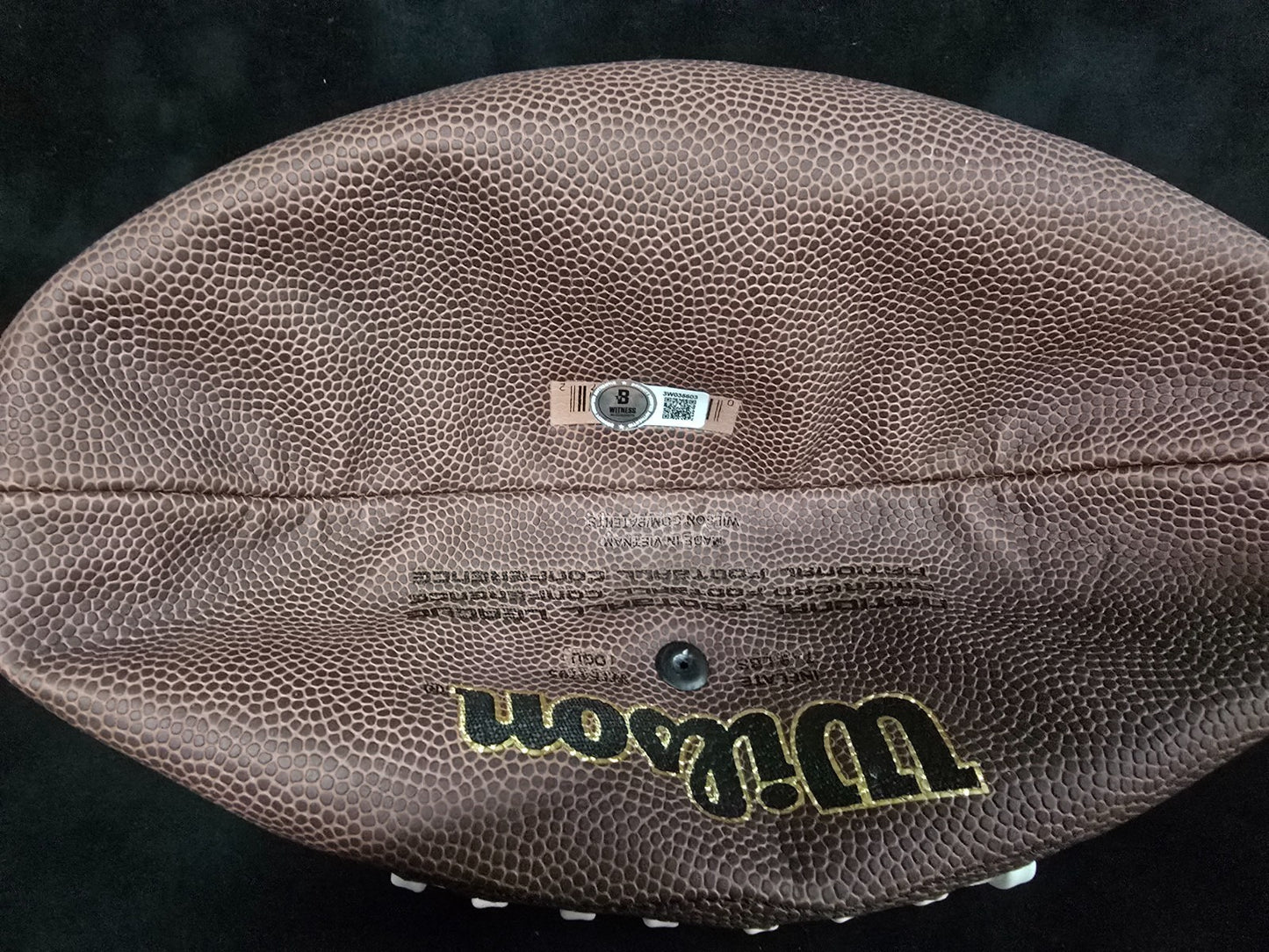 Kansas City Chiefs Trent Mcduffie Signed Nfl Football Beckett Holo