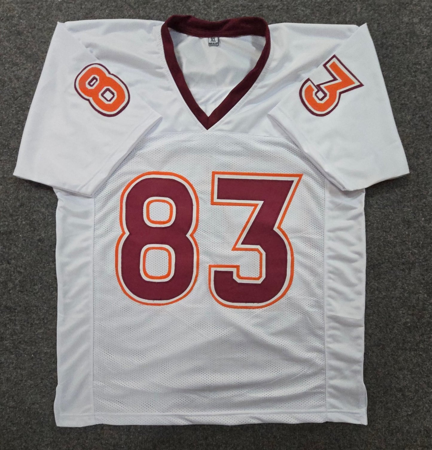 Virginia Tech Hokies Jaylin Lane Signed Autographed Football Jersey Bas Holo