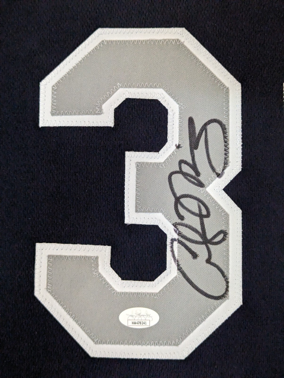 Framed Georgetown Hoyas Alonzo Mourning Autographed Signed Jersey Jsa Coa